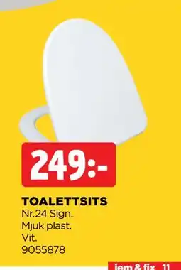 Jem&Fix TOALETTSITS, SEK 249 erbjuda