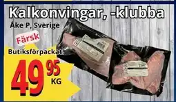 Supergrossen Kalkonvingar, -klubba, SEK 49.95 erbjuda