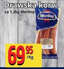 Supergrossen Drawska korv, SEK 69.95 erbjuda