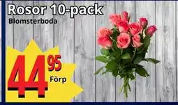 Supergrossen Rosor 10-pack, SEK 44.95 erbjuda