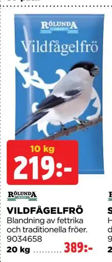 Jem&Fix VILDFÅGELFRÖ erbjuda