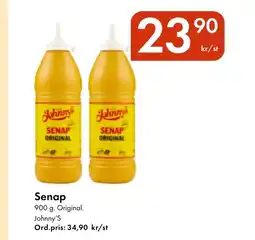 Snabbgross Johnny's Senap erbjuda