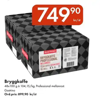 Snabbgross GASTRINO Bryggkaffe erbjuda