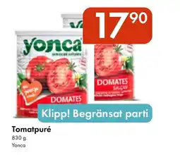 Snabbgross Yonca Tomatpuré erbjuda