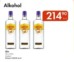Snabbgross GORDON'S Gin erbjuda