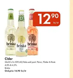 Snabbgross Briska Cider erbjuda