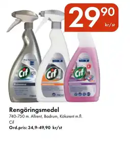 Snabbgross Cif Rengöringsmedel erbjuda