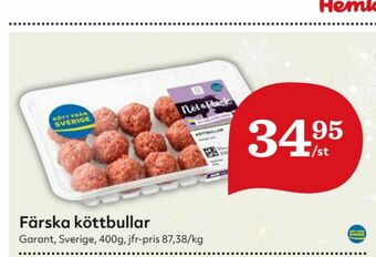 Hemköp Garant Köttbullar erbjuda