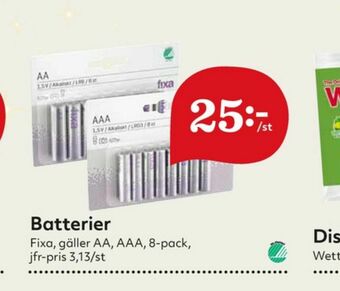 Hemköp Fixa Batterier erbjuda
