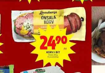ICA Kvantum Onsalakorv Korv erbjuda
