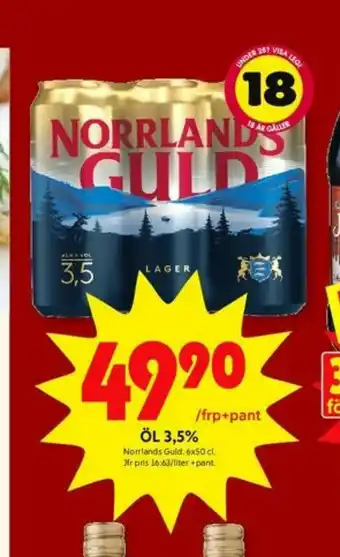 ICA Kvantum Norrlands Guld Öl erbjuda