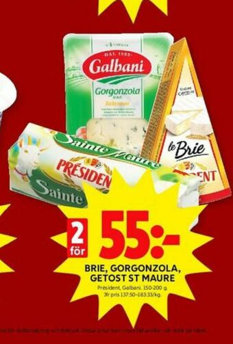 ICA Kvantum President Brie erbjuda