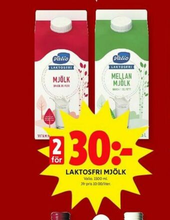 ICA Kvantum Valio Mjölk erbjuda