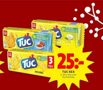 ICA Kvantum Tuc Kex erbjuda