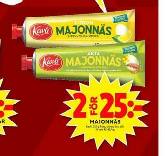 ICA Maxi Kavli Majonnäs erbjuda