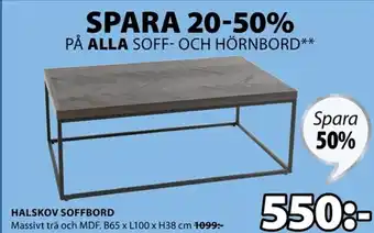 Halskov Soffbord
