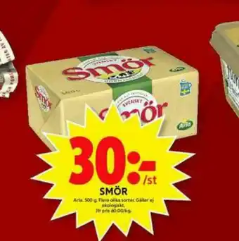 ICA Maxi Svenskt Smör Smör erbjuda