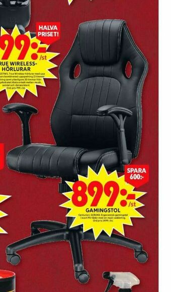ICA Maxi Centurion Gamingstol erbjuda