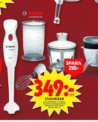 ICA Maxi Bosch Stavmixer erbjuda