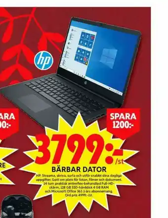 ICA Maxi HP Laptop erbjuda
