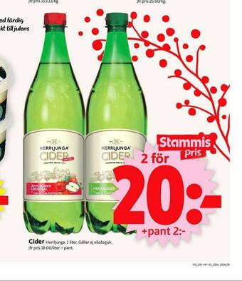 ICA Supermarket Herrljunga Cider erbjuda