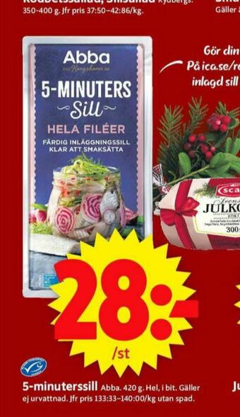 ICA Supermarket Abba Sill erbjuda