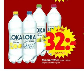 ICA Supermarket Loka Mineralvatten erbjuda