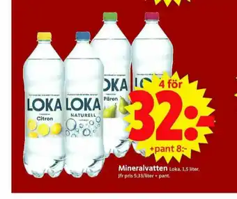 ICA Supermarket Päron Mineralvatten erbjuda