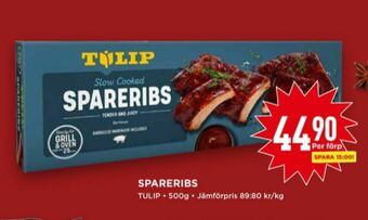 Willys Tulip Spareribs erbjuda