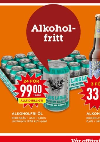 Willys Ljus Lager Premium Öl erbjuda
