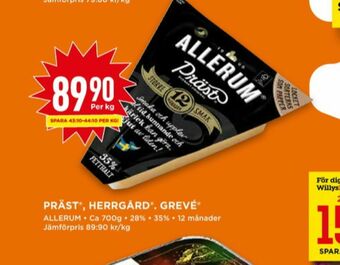 Willys Allerum Grevé erbjuda