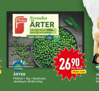 Willys Findus Färdigrätter erbjuda