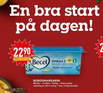 Willys Hemma Becel Smörgåsmargarin erbjuda