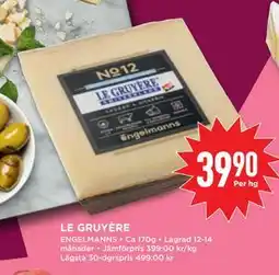 Willys LE GRUYÈRE, SEK 39.9 erbjuda