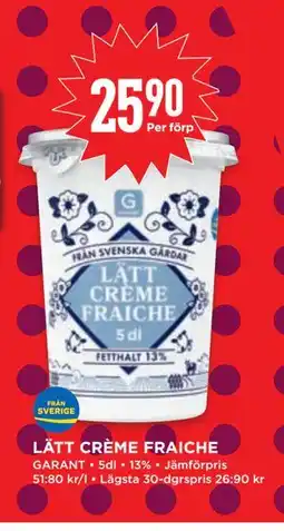Willys LÄTT CRÈME FRAICHE, SEK 25.9 erbjuda