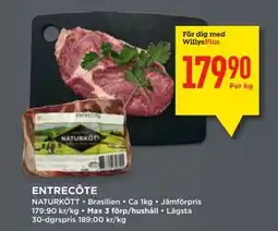 Willys ENTRECÔTE, Medlemspris erbjuda