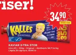 Willys KAVIAR X-TRA STOR, SEK 34.9 erbjuda