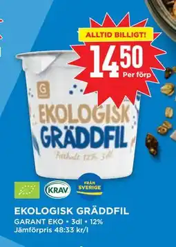 Willys EKOLOGISK GRÄDDFIL, SEK 14.5 erbjuda