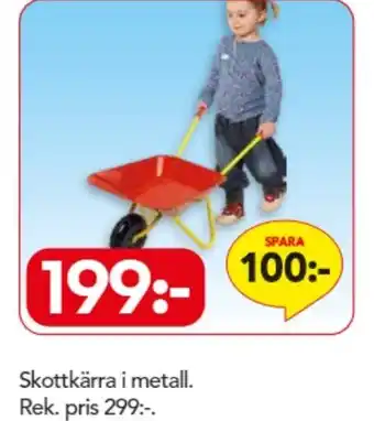 Bo Ohlsson Skottkärra i metall erbjuda