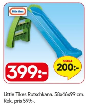 Bo Ohlsson Little Tikes Rutschkana erbjuda