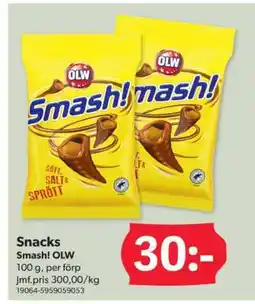 DollarStore Snacks Smash! OLW erbjuda