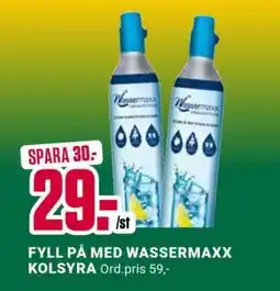 ÖoB FYLL PÅ MED WASSERMAXX KOLSYRA erbjuda
