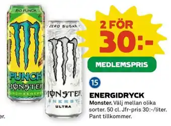 Coop ENERGIDRYCK erbjuda