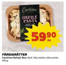 Coop Caroline's Oxfilé Pasta erbjuda