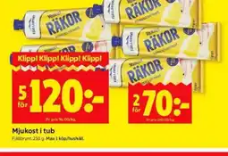 ICA Kvantum Fjällbrynt Mjukost i tub erbjuda