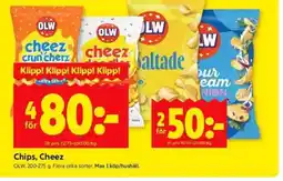 ICA Kvantum OLW Chips, Cheez erbjuda