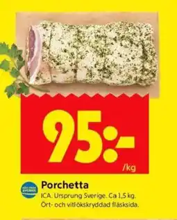 ICA Kvantum ICA Porchetta erbjuda