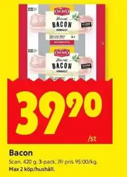 ICA Kvantum Scan Bacon erbjuda