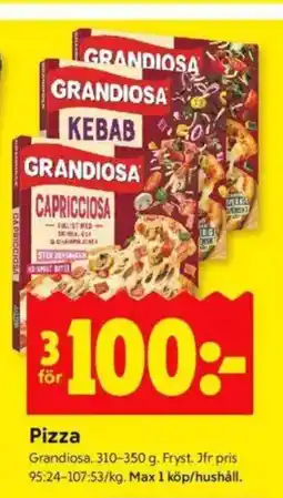 ICA Kvantum GRANDIOSA Pizza erbjuda