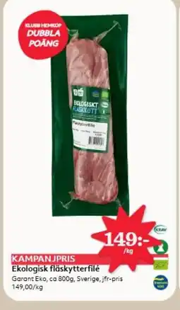 Hemköp GARANT Ekologisk fläskytterfilé erbjuda